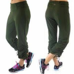 Ryka Motion Chive Green Ruched Bootcut Pants